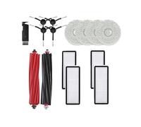 Piezas De Repuesto De Trapos De Tela De Fregona Con Filtro De Cepillo Lateral De Rodillo, Compatible Con Xiaomi, Compatible Con Roborock P10S Pro, Reemplazo De Aspiradora Robótica(15pcs)