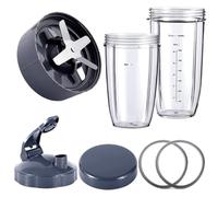 Piezas De Repuesto For Licuadora, Compatibles Con NutriBullet, Licuadoras 600W/900W/PRO Cuchilla Extractora Vasos Enormes De 32 Oz Vasos Enormes De 24 Oz