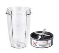 Piezas De Repuesto For Licuadora Taza De 24 Onzas Con Cuchilla Extractora Compatible, Compatible Con Nutribullet, Licuadoras De 600 W Y 900 W, A Prueba De Fugas, Aptas For Lavavajillas