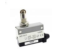 Piezas de repuesto Interruptor basculante 10A 250VAC AZ-7312 AZ-7311 AZ-7121 AZ-7310 TZ-7141 Microinterruptor impermeable límite viaje Palanca rodillo recta 90 grados(Az-7311)