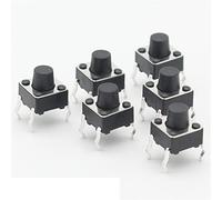 Piezas de repuesto Interruptor basculante 50 unids/lote 0.236 x 248 in 4 pines G89 táctil pulsador micro interruptor directo enchufable auto-reinicio DIP superior cobre