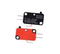Piezas de repuesto Interruptores industriales 5 unids/lote 250 V 16 A puerta horno microondas Arcade Cherry pulsador SPDT 1 NO NC Micro interruptor V-15-1C25 interruptores