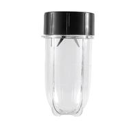 Piezas de repuesto Juego de vasos de cuchilla cruzada de 16 onzas, compatible con licuadora MagicBullet 250W MB1001 A prueba de fugas Apto for lavavajillas, a prueba de fugas, sellado