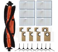 Piezas de repuesto, kit para aspiradora robot Cecotec para CONGA, M20, limpiador, con filtros de cepillos laterales de cepillo principal y bolsas de polvo para limpieza del hogar de pelo de mascotas
