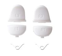 Piezas De Repuesto L1 L2 R1 R2 Trigger Springs Botones para Playstation 4 - Blanco