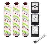 Piezas de repuesto para aspiradora BISSELL CrossWave PET PRO CrossWave inalámbrica, rollos de cepillo para mascotas, rollos de cepillo multisuperficie y filtros (3 rollos de cepillo para mascotas + 3