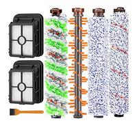 Piezas de repuesto para aspiradora Bissell CrossWave serie 1785 2306 2551, 1785A 2306A, 1 juego de rollos de cepillo para mascotas y superficies múltiples y madera para suelos y alfombras y 2 filtros