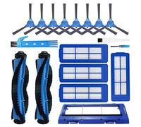 Piezas de repuesto para aspiradora Eufy RoboVac 11S Max, kit de accesorios para aspiradora RoboVac 15C Max 30C Max, incluye 4 filtros, 8 cepillos laterales, 2 cepillos de rodillo, 1 protector de
