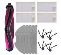 Piezas de repuesto para aspiradora Eureka E20 Evo Plus, con cepillo de rodillo de nailon, filtro de espuma, paños de microfibra (B)