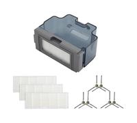 Piezas de repuesto para aspiradora robot Lefant M210/M213/M210b, para Okp K2 K2p K3 K4 K5 L1 K2p Robot Aspiradora, bandeja de polvo, cepillo de borde de barrido lateral, filtro HEPA (10 unidades)