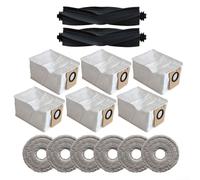 Piezas de repuesto para aspiradora robot, para L10s, para Ultra y, para Xiaomi X10 Plus, kit de accesorios con rodillo principal de goma, para pelo de mascotas, bolsas de polvo de alta capacidad (C)