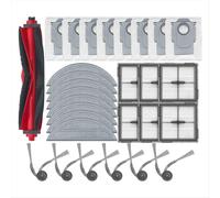 Piezas de repuesto para aspiradora robot Roborock Q10 VF/Q10 VF+, cepillo lateral principal, filtro HEPA, paño de fregona, bolsa para polvo