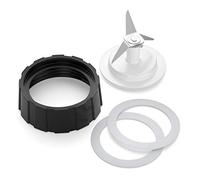 Piezas de repuesto para batidora Hamilton Beach Blender Blade con tapa de base de tarro y 2 juntas tóricas de Aooba