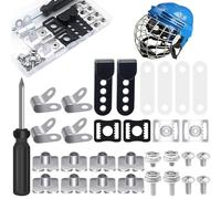 Piezas de Repuesto para Casco de fútbol,Kit de herrajes para Casco de softbol,Kit de reparación de de softbol | Piezas de Repuesto para de fútbol 31X, Herramienta Manual fácil de Usar para