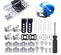 Piezas de Repuesto para Casco de Hockey, Kit de reparación de Casco de fútbol | Kit de herrajes para de Hockey Multiusos - Piezas de Repuesto para de fútbol 31X, Herramienta Manual fácil d