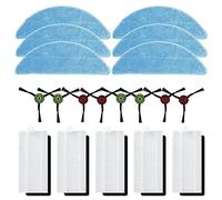 Piezas de repuesto para Cecotec Conga Eternal Pet Max X-Treme Parts Robot Aspiradora y Mopa, cepillo lateral, filtro, fregona