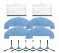 Piezas de repuesto para cepillo lateral, filtro y accesorios de paño de fregona Ultenic D10 (A)