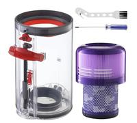 Piezas De Repuesto Para Dyson, Cubo Basura para Dyson V11 V15 SV14 SV15 SV17 SV22 Filtro Accesorios Contenedor, HEPA-Filter, Aspiradora Recambios Accesorios No. 970050-01/965443-01