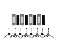 Piezas de repuesto para Ecovacs para deebot para ozmo 920 N8 Pro+ N10 Plus - Kit de repuesto de cepillos laterales de filtro HEPA 12 piezas