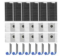 Piezas de repuesto para Ecovacs para deebot T90 Pro para omni - 1 cepillo principal, 6 cepillos laterales, 3 filtros, 4 trapeadores, 4 bolsas de polvo (juegos anuales)