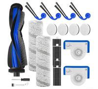 Piezas de repuesto para ECOVACS para DEEBOT X11 OmniCyclone, X11 Pro para OMNI, incluye cepillo principal, rodillos de microfibra, filtros de esponja, filtros HEPA, cepillos laterales