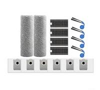 Piezas de repuesto para ECOVACS para DEEBOT X9 PRO para OMNI/X11 PRO para OMNI/T80s para OMNI, 6 bolsas de polvo, 2 rodillos de fregona lavables, 4 filtros, 4 cepillos de borde