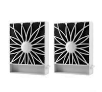 Piezas de repuesto para Ecovacs T90 PRO X12S Pro Easy Install(2 piezas) | Compatible con T90 PRO/X12S Pro, captura polvo fino, cabello, residuos, mejora la succión, unidad gris