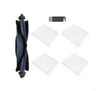 Piezas de repuesto para Eufy G50 para robot aspirador híbrido L60 - Kit de filtro HEPA de cepillo principal en forma de V, herramientas de limpieza, juego de accesorios (A)