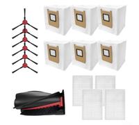 Piezas de repuesto para eufy para omni C28 X12 Pro - Filtros de cepillo de rodillo Kit de bolsas de polvo - Cerdas de nailon Filtro de carbono Limpieza profunda Hogar Mascotas