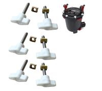 Piezas de repuesto para fijador compatibles con filtros de tanque Fluval | Hemos mejorado los fijadores de suelo de tornillo A-20215 Canister Filter Lock Nut Lid Attachment,A213, A214, A218
