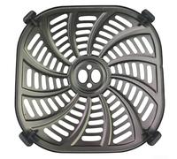 Piezas de repuesto para freidora de aire, bandeja para parrilla AF300UK Dual para zona con esquinas protectoras de 22,6 cm