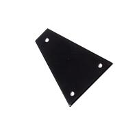 Piezas de repuesto para guitarras 1 Uds. Cubierta De Varilla De Armadura De Aleación De Aluminio Negra En Blanco Para Piezas De Guitarra
