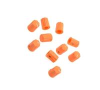 Piezas de repuesto para guitarras 10 Uds. Perillas De Pedal De Efecto Amplificador De Guitarra Con Juego De Tornillos Para Macetas De 6,35mm De Diámetro (Color : 06)