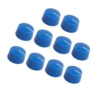 Piezas de repuesto para guitarras 10 Uds. Perillas Giratorias De Puntero De Plástico Con Orificio De 6,4mm Para Piezas De Pedal De Efecto De Guitarra (Color : Blue)