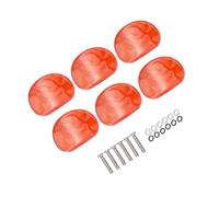 Piezas de repuesto para guitarras Perilla De Botón De Sintonizador De Llave De Afinación De Plástico De 6 Uds Para Pieza De Repuesto De Guitarra De Madera (Color : Red)