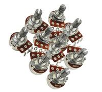 Piezas de repuesto para guitarras Potenciómetro De Guitarra De Eje Corto, 10 Uds., A250K/A500k, Control De Volumen De Tono, Piezas De Guitarra (Color : A500k)