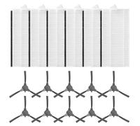 Piezas de repuesto para Liectroux LILIN X6 para garlyn SR-900 - Kit de filtro de cepillo lateral Nylon Deep Cleaning Corner Accessory Set (B)