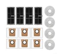 Piezas de repuesto para Mijia M40 D110CN Kit de accesorios de aspiradora con filtros HEPA, juego de almohadillas de fregona lavables, bolsas de polvo desechables 3.3L para Xiaomi Robot