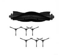 Piezas de repuesto para Monsga MS1 MAX: 1 cepillo de rodillo principal y 6 cepillos laterales para robot aspirador limpieza profunda