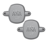 Piezas de repuesto para puerta de bebé, 2 adaptadores de barandilla para puerta de bebé, piezas de plástico, accesorios de montaje sin perforación para puertas retráctiles, de malla y hierro, pr