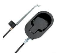 Piezas de repuesto para reclinable, mango reclinable de metal con cable, liberación del mango reclinable que se adapta a la mayoría de sofás reclinables principales