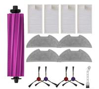 Piezas de repuesto para robot aspirador Eureka E20 Plus, incluye cepillo de rodillo, cepillos de filtro, toallitas de microfibra, juego de filtros HEPA (A)