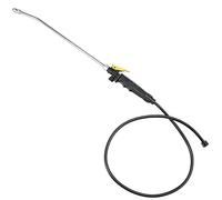 Piezas de repuesto para rociadores, varita de rociador de acero inoxidable con boquilla ajustable, varita de disparador Ryobi y manguera para rociador P2800, P2803 (con manguera)