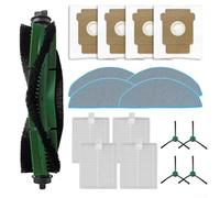Piezas de repuesto para Roomba 105, incluye cepillo principal, paños de fregona y filtros para una limpieza profunda de combo y robots (A)