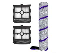 Piezas de repuesto para -Rowenta para X-Clean 10 modelos Wet & Dry Robot Aspirador Piezas de repuesto Accesorios (1 cepillo de rodillo 2 filtros)