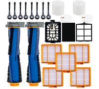 Piezas de repuesto para Shark AI AV2501 2400WD RV2502AE RV2520 RV2510 AV2511AE RV2610 Ur2500sr ur250beous Kit de accesorios con filtros de cepillo de rodillo principal, cepillos laterales de barrido
