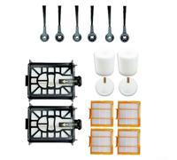 Piezas de repuesto para Shark AI para aspiradora robot Ultra 2 en 1 RV2600WSEU RV2500SEU - Kit de accesorios de 16 piezas con filtros laterales de algodón