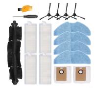 Piezas de repuesto para Tapo RV30 Max Plus RV30 Max RVV20 Max Plus RV20 Max Robot Aspirador, Compatible con modelos RVA202/RV30/RV20, limpieza profunda del suelo para hogares con mascotas