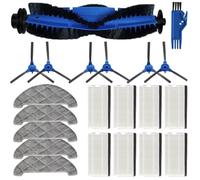 Piezas de repuesto para Venga VG RVC 3000 3001, kit de paños de fregona con filtro de cepillo lateral, accesorios lavables para robot aspirador