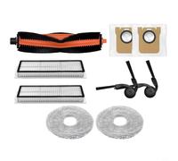 Piezas de repuesto para XIAOMI para aspiradoras robot MIJIA H50 Pro 0V42GL con cepillo principal, filtros, bolsas de polvo, cepillos laterales, paños de fregona (9 piezas)